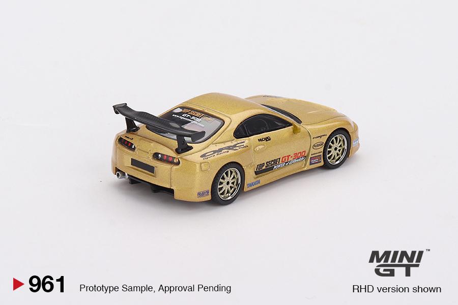 Toyota Supra MK4 (A80) Top Secret GT-300 2023 - gold - 1:64 - Mini GT
