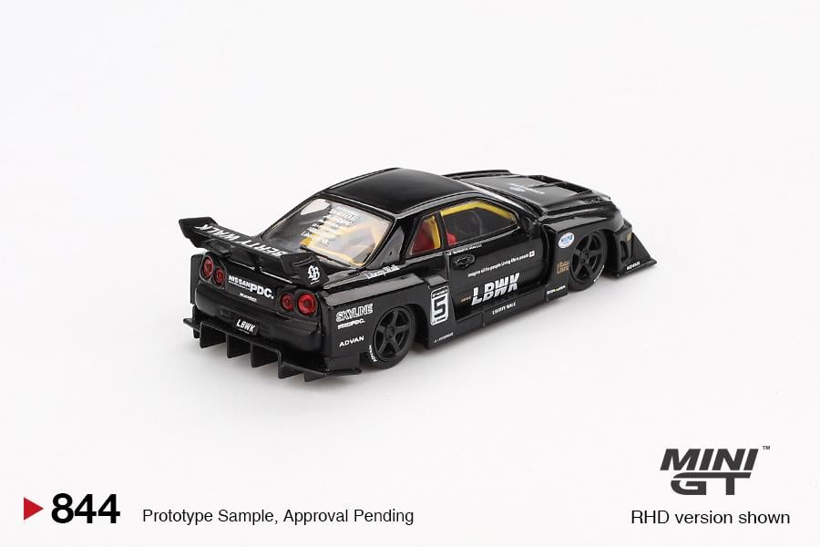 Nissan LB-ER34 Super Silhouette SKYLINE Black -1:64 - Mini GT
