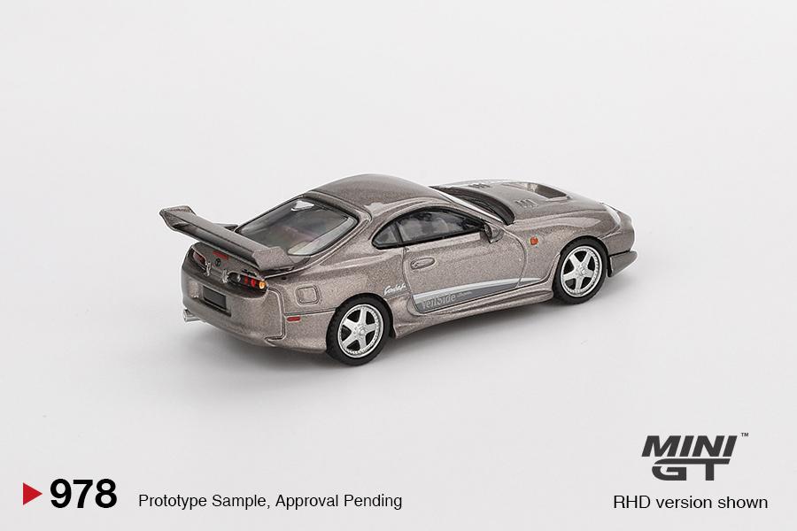 Toyota Supra MK4 (A80) VeilSide Combat V-II - Cobalt grey -1:64 - Mini GT