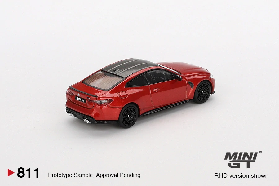 BMW M4 Competition (G82) Sakhir Orange 2024 - 1:64 - Mini GT
