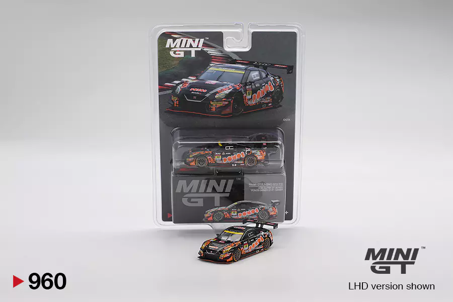 Nissan GT-R NISMO GT3 nr10 "PONOS GAINER GT-R" 2023 SUPER GT SERIES -1:64 - Mini GT