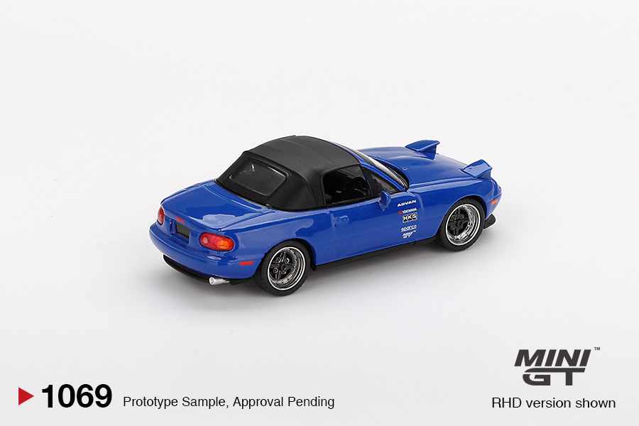 MAZDA MX-5 MIATA TUNED VERSION DARK BLUE 1990. - 1:64 - Mini GT
