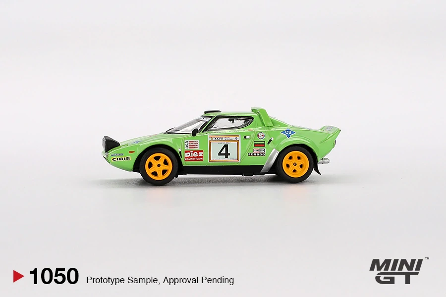 MiniGT - Lancia Stratos HF #4 1979 Spanish Rally Champion
