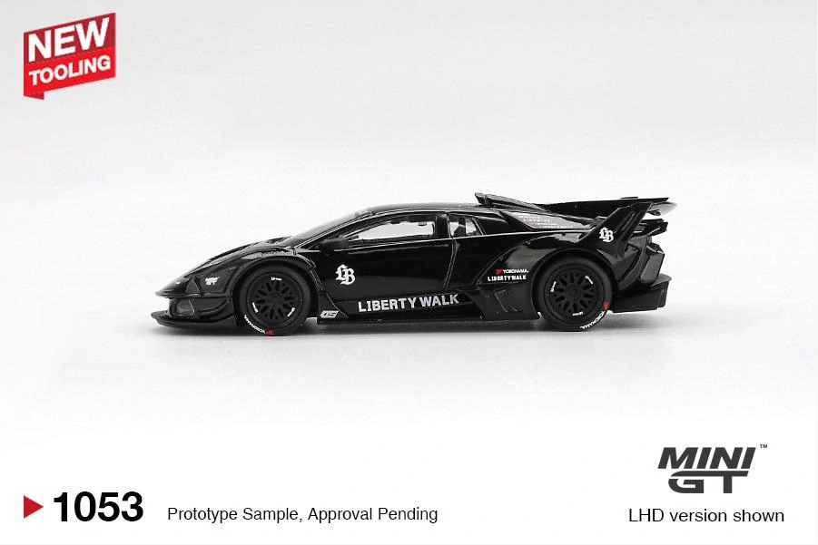 Lamborghini LB-Silhouette WORKS MURCIELAGO GT Evo Black - BLISTR - MiniGT