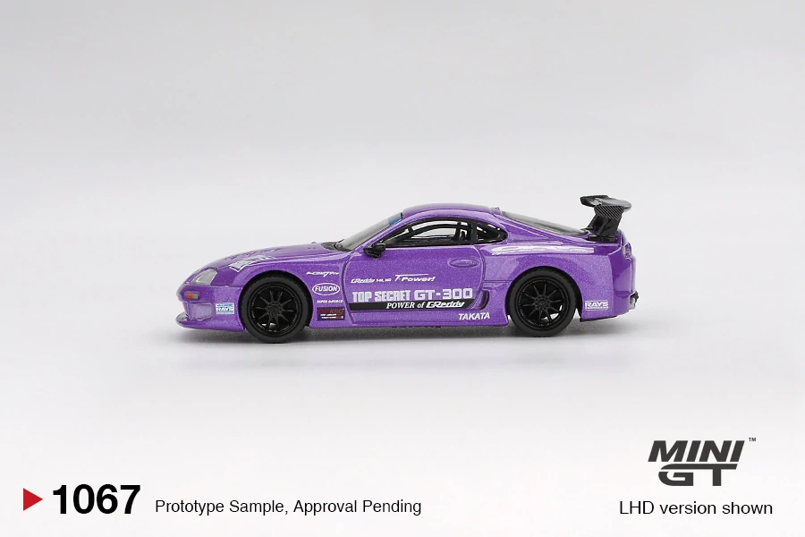 Toyota Supra (A80) Top Secret GT-300 Top Secret Purple - BLISTR - MiniGT