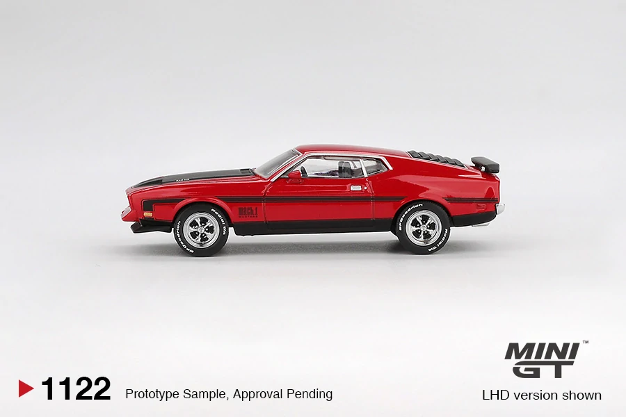 Ford Mustang Mach1 1971 Race Red - BLISTR - MiniGT