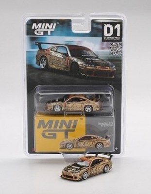 Nissan Silvia (S15) Top Secret D1GP 1999 -1:64 - Mini GT