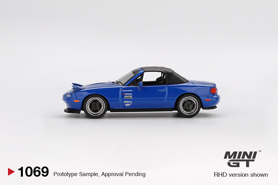 MAZDA MX-5 MIATA TUNED VERSION DARK BLUE 1990. - 1:64 - Mini GT