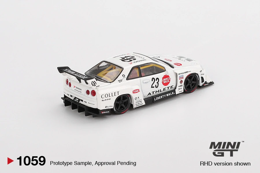 MiniGT - Nissan LB-ER34 Super Silhouette ATHLETE/COLLET