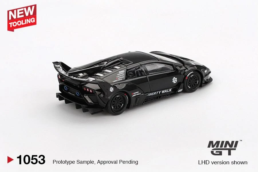 Lamborghini LB-Silhouette WORKS MURCIELAGO GT Evo Black - BLISTR - MiniGT