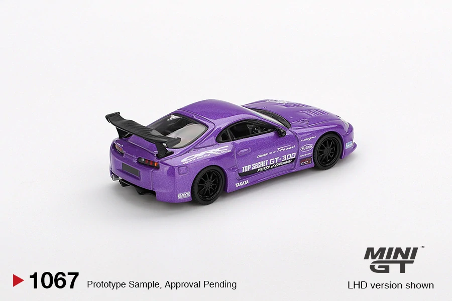 Toyota Supra (A80) Top Secret GT-300 Top Secret Purple - BLISTR - MiniGT