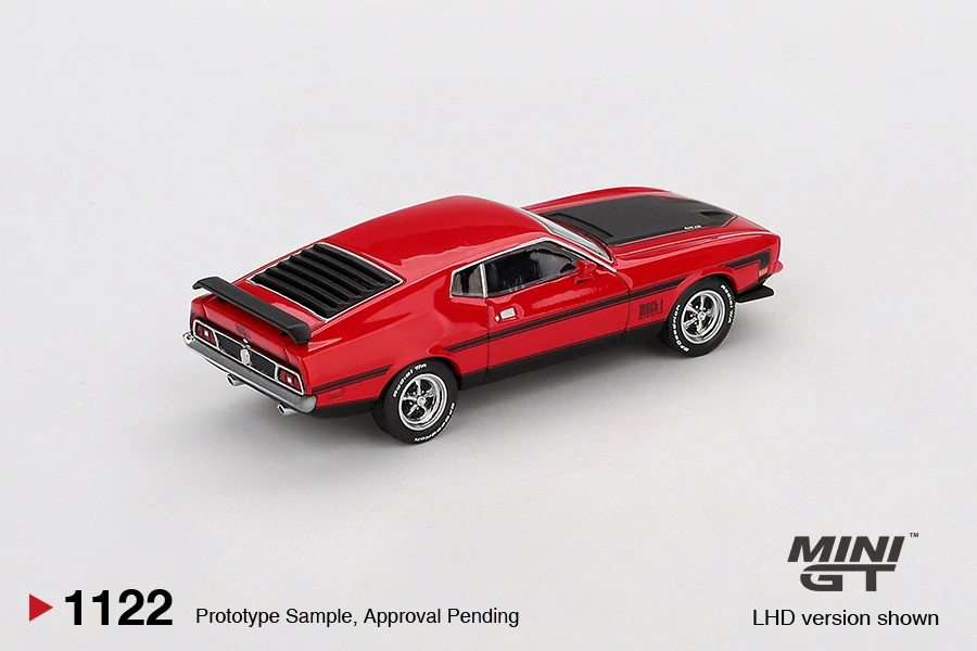 Ford Mustang Mach1 1971 Race Red - BLISTR - MiniGT