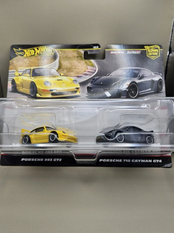 HotWheels - Porsche 993 GT2 + Porsche 718 Cayman GT4