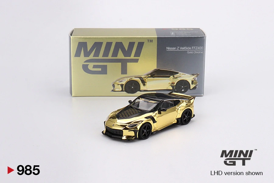 NISSAN Z400 VEILSIDE FFZ400 2024 - Chrom zlatá-1:64 - Mini GT