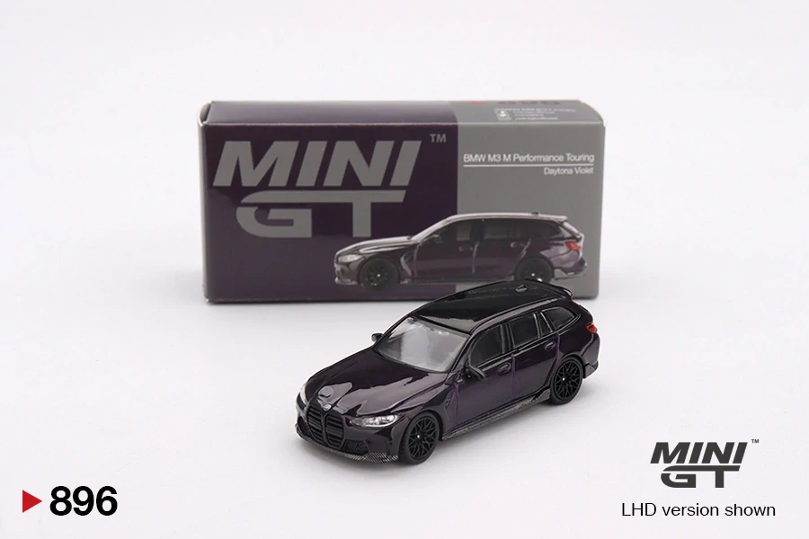 BMW M3 M Performance Touring Daytona Violet 2024 - 1:64 - Mini GT