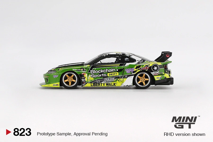 Nissan LB-Super Silhouette S15 SILVIA #555 V2 2024 Formula Drift Japan - MiniGT