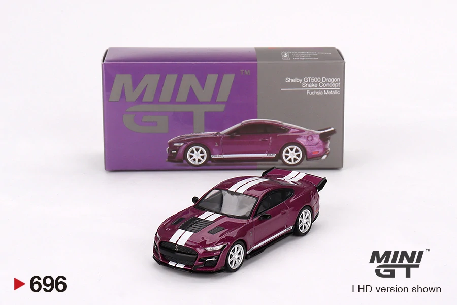 Shelby GT500 Dragon Snake Concept Fuchsia Metallic - MiniGT