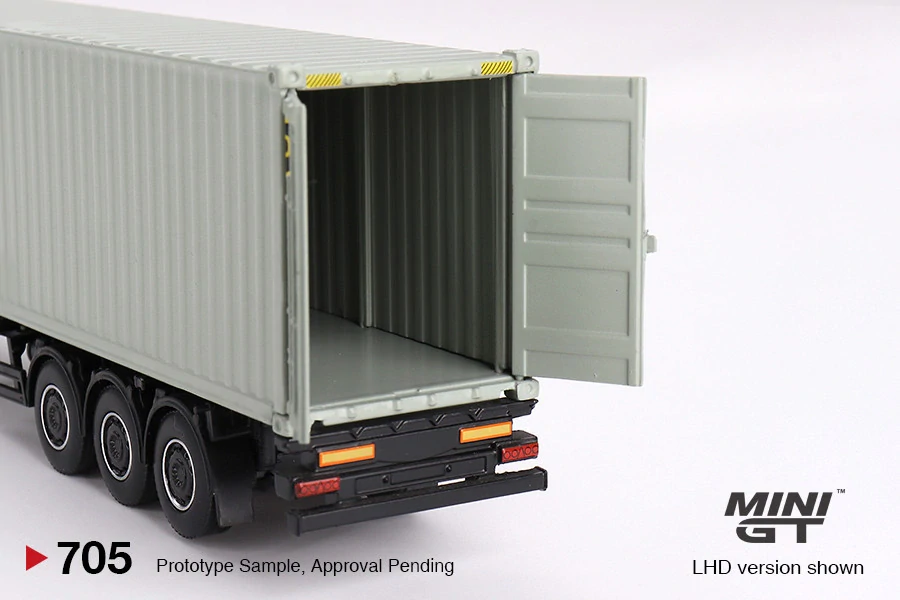 Mercedes-Benz Actros w/ 40 Ft Container " UPS Europe" - MiniGT