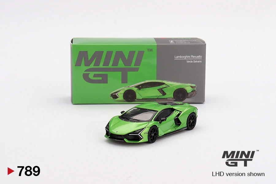 LAMBORGHINI REVUELTO VERDE SELVANS 2024 - 1:64 - Mini GT
