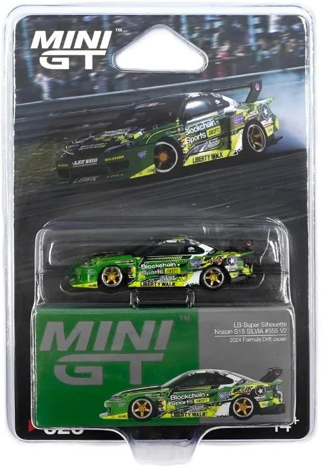 Nissan LB-Super Silhouette S15 SILVIA #555 V2 2024 Formula Drift Japan - BLISTR - MiniGT