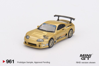 Toyota Supra MK4 (A80) Top Secret GT-300 2023 - gold - 1:64 - Mini GT
