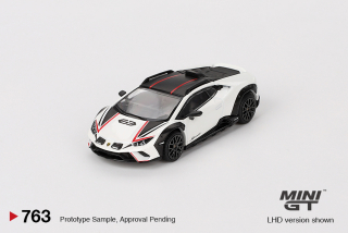 Lamborghini Huracán Sterrato 2023 - bílá - 1:64 - Mini GT