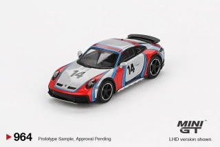 Porsche 911 Dakar "Rally 1978" - stříbrná - 1:64 - Mini GT