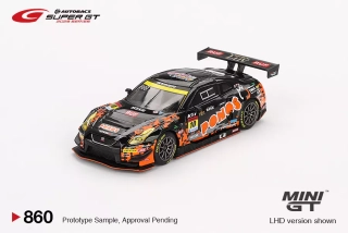 Nissan GT-R NISMO GT3 nr10 "PONOS GAINER GT-R" 2023 SUPER GT SERIES -1:64 - Mini GT
