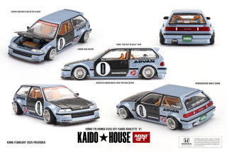 KaidoHouse - HONDA CIVIC (EF) ROULETTE V1 1987 - 1:64 