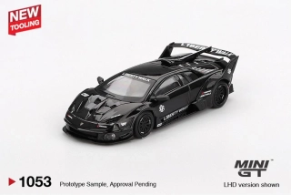 Lamborghini LB-Silhouette WORKS MURCIELAGO GT Evo Black - BLISTR - MiniGT