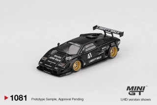 Lamborghini Countach LB-WORKS Black - MiniGT